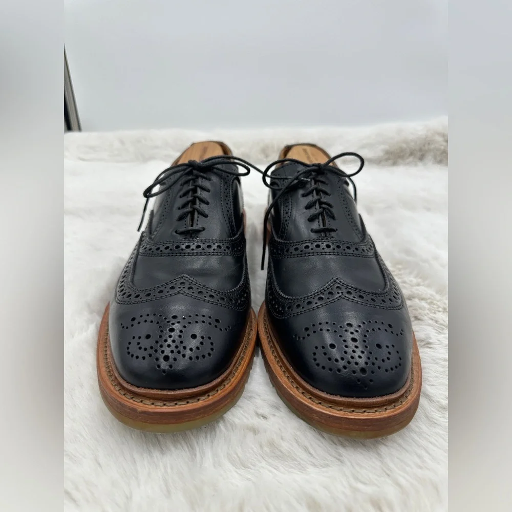 Allen Edmonds‎ McTavish Oxford Wingtip black Leather Brogues Dress Shoe size 11